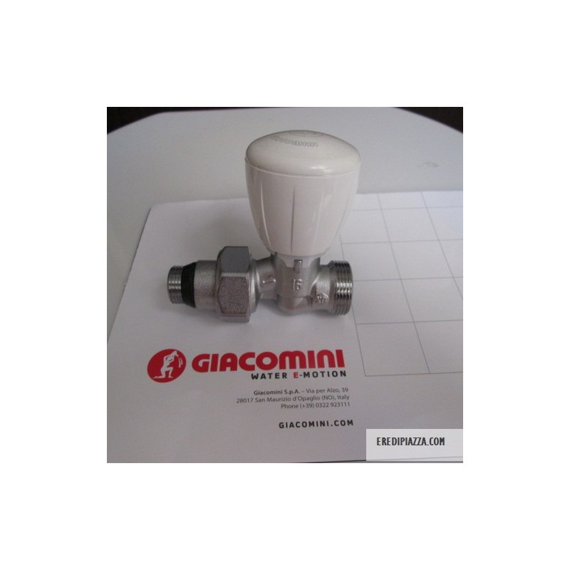 GIACOMINI VALVOLA TERMOSTATIZZABILE RETTA  R431TG 3/8X16