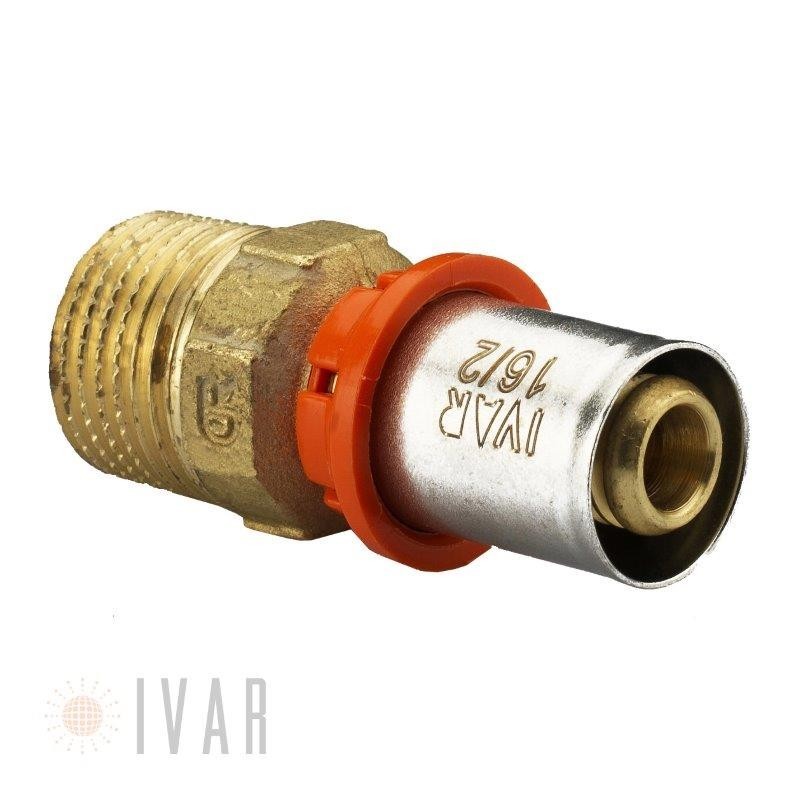 MULTIPURPOSE IVAR MALE FITTING 3/4X20 / 2