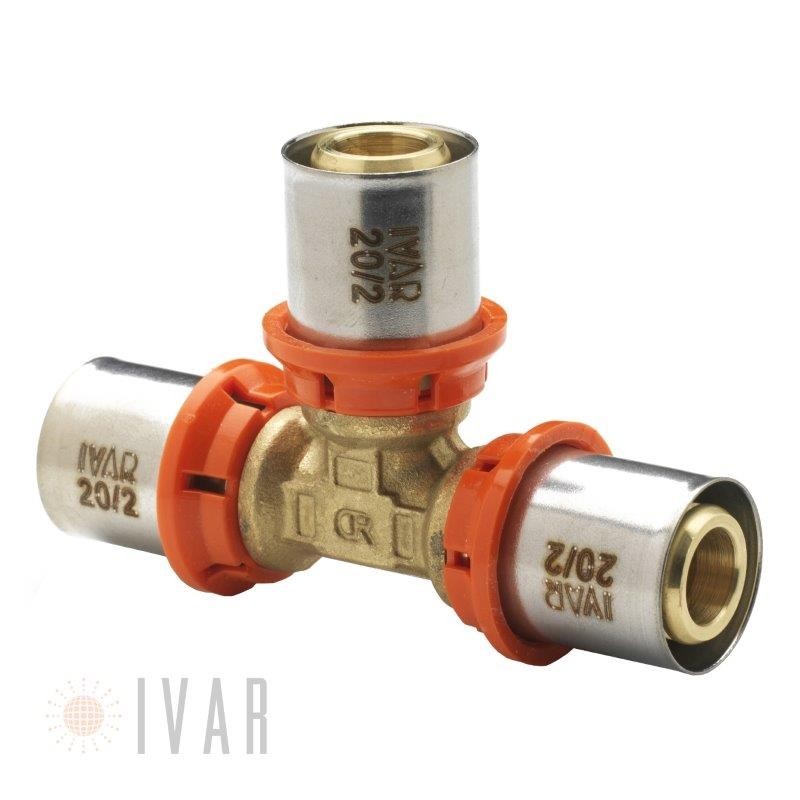 IVAR TEE 16X16X16 MULTIPACK FITTING