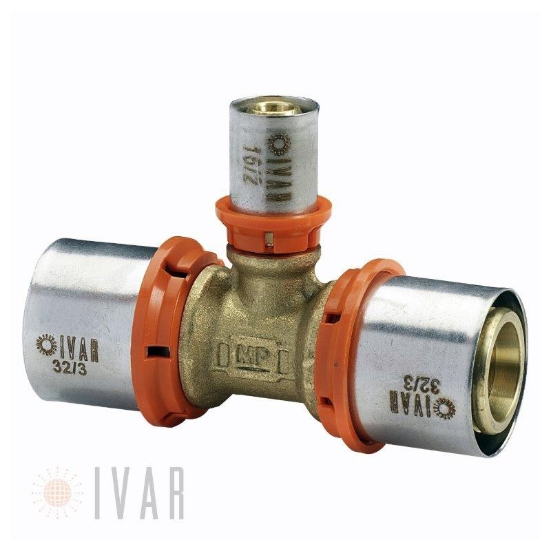 MULTIPURPOSE FITTING IVAR TEE REDOTTA 20X16X20