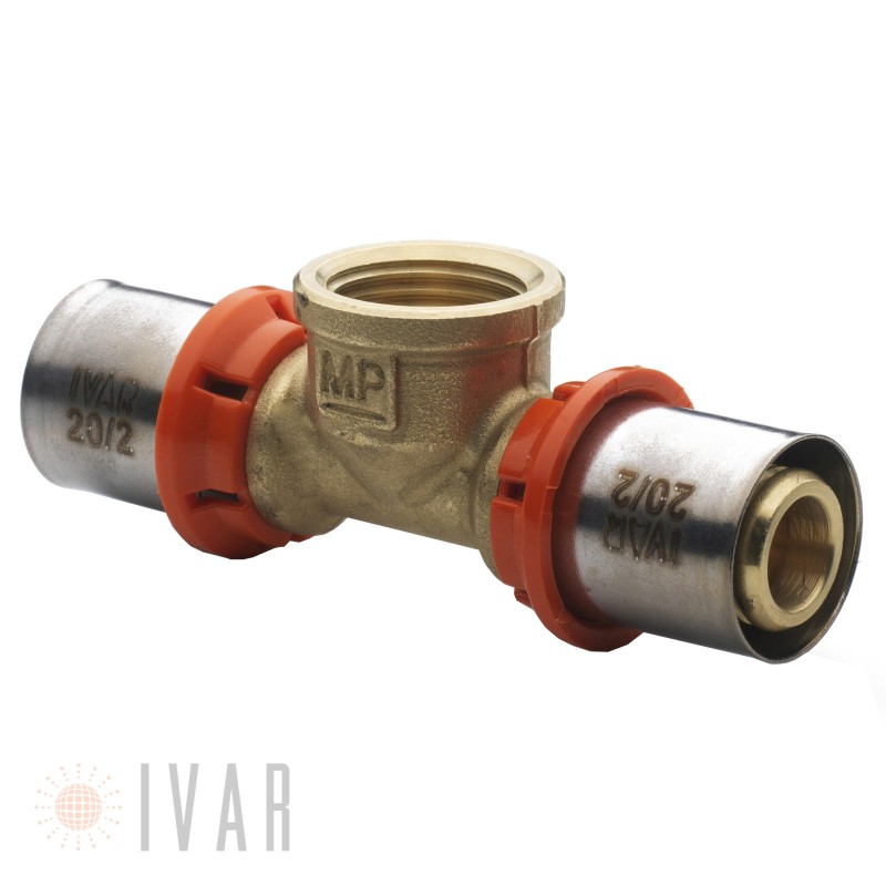 IVAR TEE 16X16X16 MULTIPACK FITTING